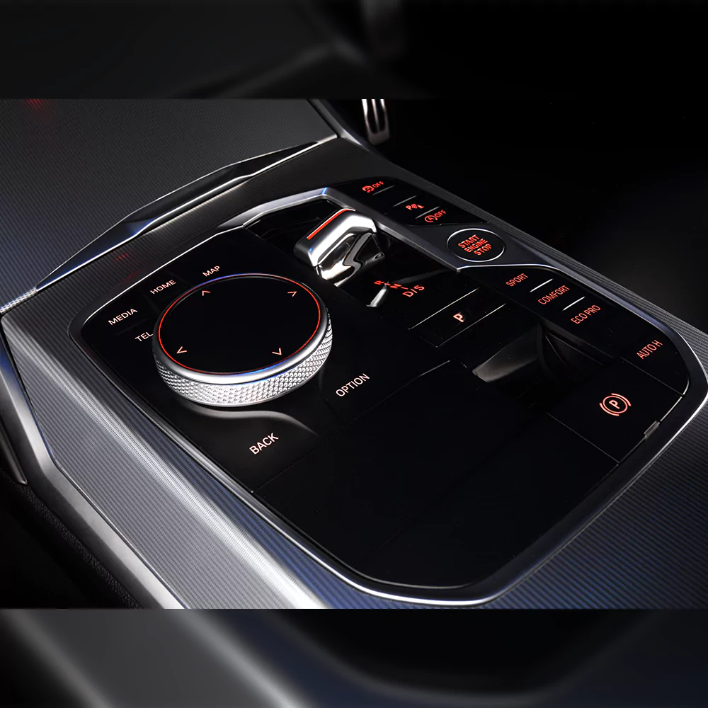 Centre Console with rocker switch selector level